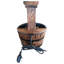 Barrister Wood Weather Resistant Floor Fountain