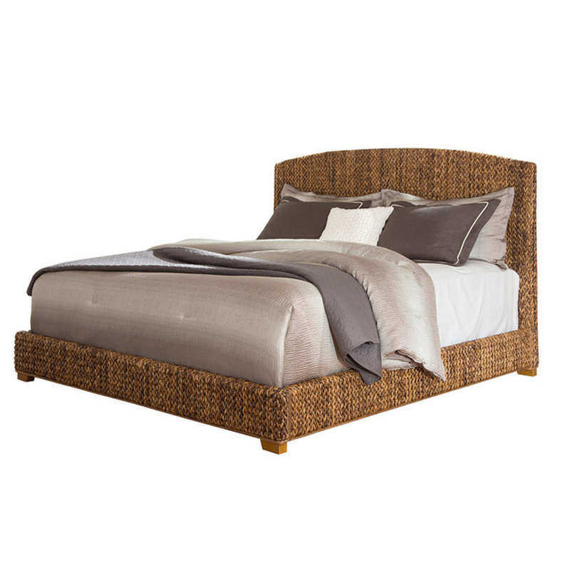 Lit standard tissé Corley Abaca, Très grand