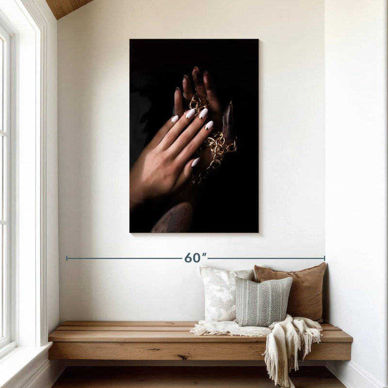 Shuttleworth Chic Minimalist Nails, 45" H x 30" W