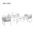 Multi-Person Outdoor Sofa Combination With 1 Table-1839010886