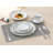 Porcelain China Dinnerware Set 24 Piece - Service for 4
