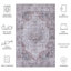 Tapis oriental en polyester tissé à la machine Melaya-1439195038