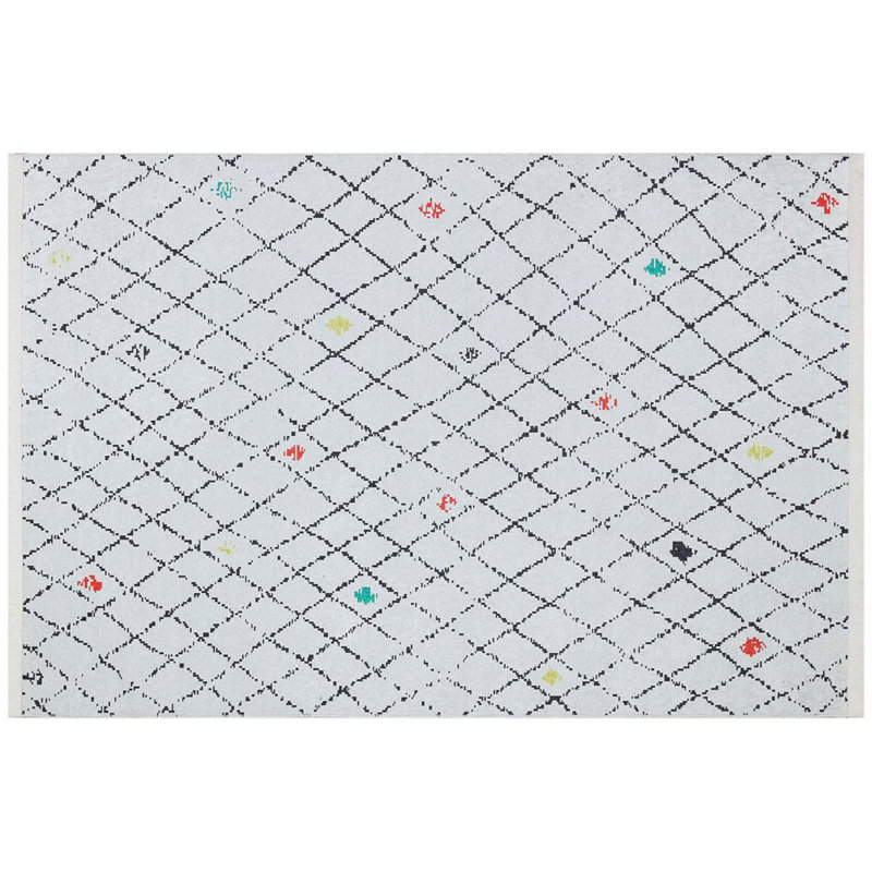 Tapis intérieur / extérieur en coton Ikuyo, Rectangle 5 pi 11 po x 9 pi 2 po