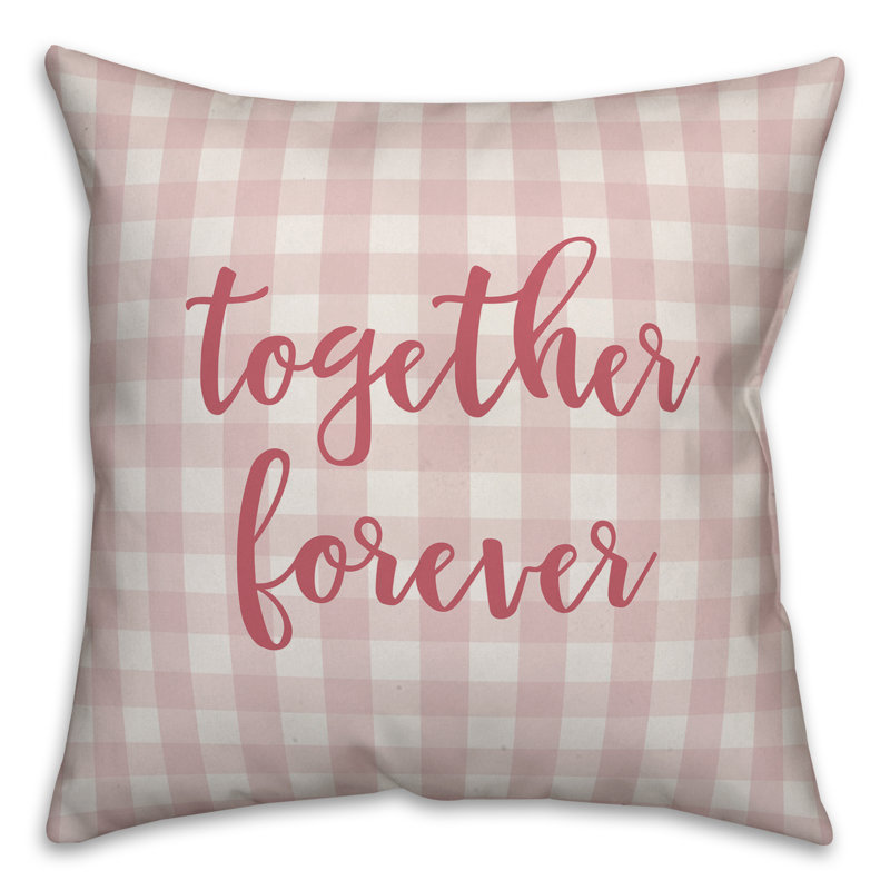  Coussin Together, Coussin décoratif, Rose