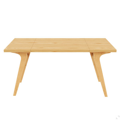 Transformer Coffee Table, 2 In 1 Table, Expandable Dining Table, Natural Wood, Variable Height