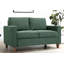 Mid-Century Modern 2-Seater Loveseat Sofa, Upholstered Couch with High Density Foam Cushion-133705441