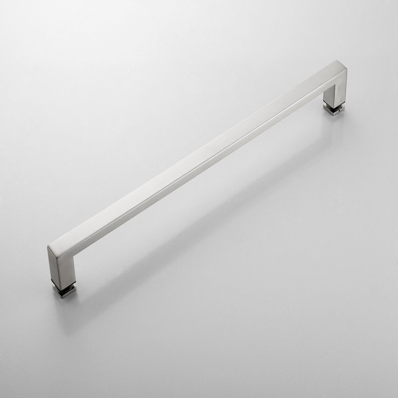 Opal Mirage MCOCOD 72" W x 76" H Double Smooth Sliding Shower Door with 3/8"(10mm)Clear Glass, Nickel