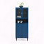 Armoire de rangement avec porte de rangement en verre trempé-676753319