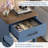 Ignacio 23.6" H Wood Nightstand with Drawer-482238686-479600830