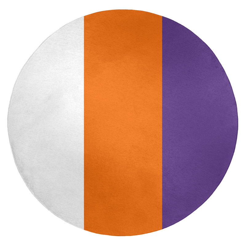 Chenille Indoor Rug, Round 5'