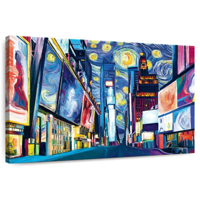 Lilie Time Square Starry Night