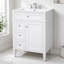 Ensemble de meuble-lavabo autoportant 24 po avec comptoir en céramique 24 po