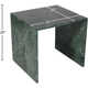 Marble Sled End Table