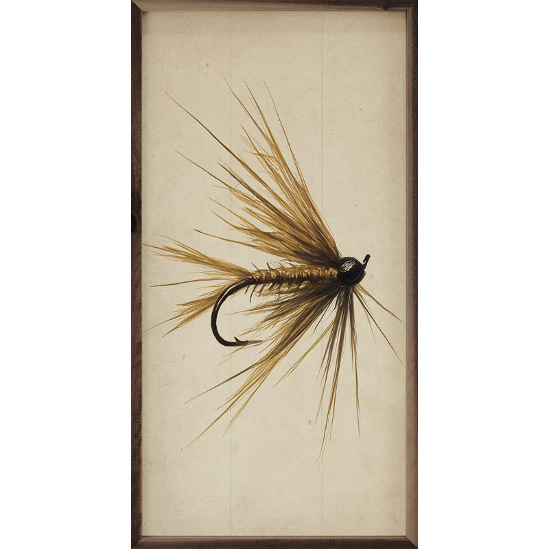 Pêche à la mouche, H 16 po x l 8 po
