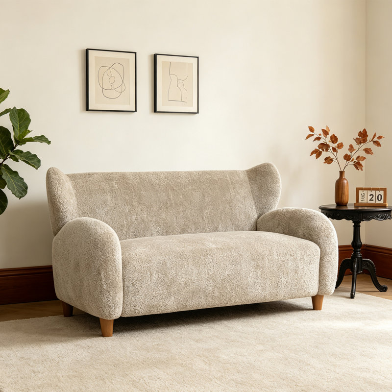 Canapé 58 po Mid-Century, Camel
