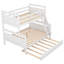 Lit simple superposé au dessus d'un lit double avec gigogne pour enfants-1568030762
