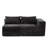 107" Compressed Sectional Sofas(Black)-231545650