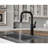 Pull Down Single Handle Kitchen Faucet-90212874