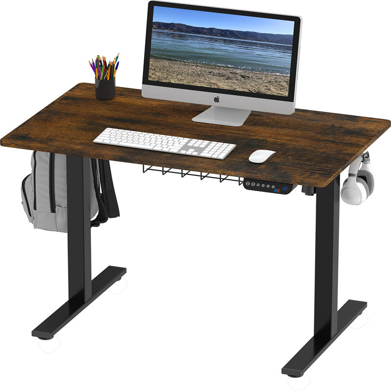 Bureau Marutani, Noir, Brun, L 40 po x P 24,02 po