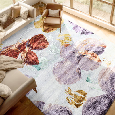 Tapis multicolore de haute qualité noué à la main