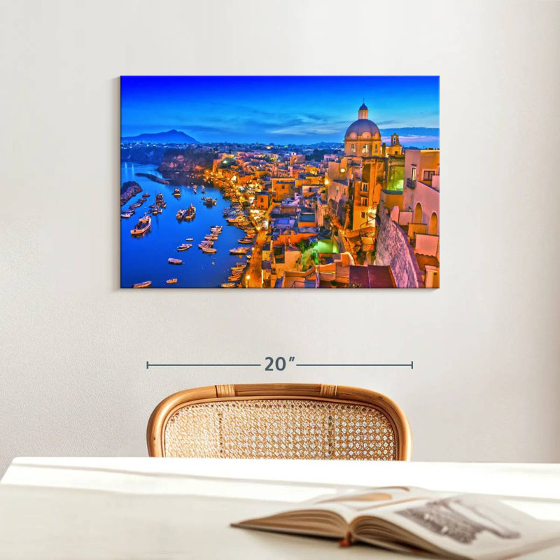 Procida Island, 16" H x 24" W