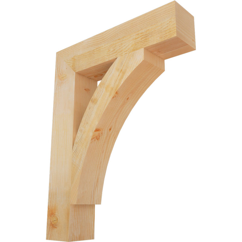 Support de bloc Thorton, Douglas (sciage brut), H 36 po x l 6 po x P 28 po