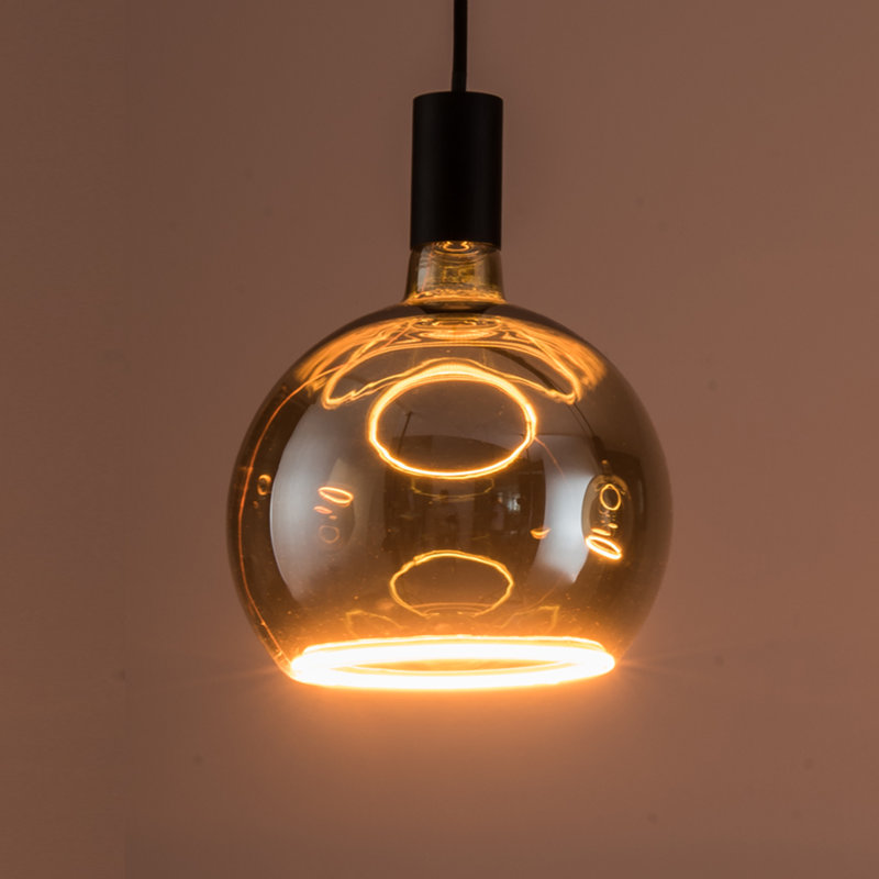 Akers 3 - Light Bulb Pendant, Black
