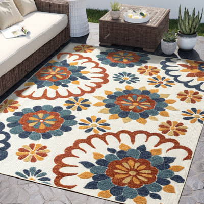 Tapis floral multicolore Abani Hampton HAM100A