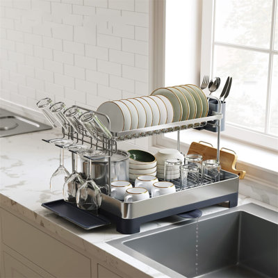 Rislin Two Tier Dish Rack