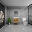 Meuble-lavabo simple 23,5 po avec plateau en acrylique Halethorpe-1860348716