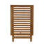 Porte-bagages de luxe en bambou pliable, essentiels pour la chambre d'amis, idéal pour la chambre à coucher, hôtel, naturel