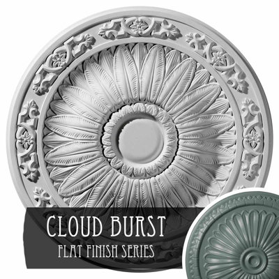 20 médaillons de plafond Lunel de 20 1/4 po x P 1 1/2 po (convient aux auvents jusqu'à 3 3/4 po)