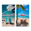 «Beach Sandy Escape Chairs», 2 pièces sur toile-1474919716-1474919722
