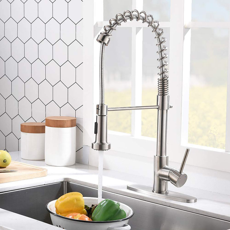 Robinet de cuisine rétractable