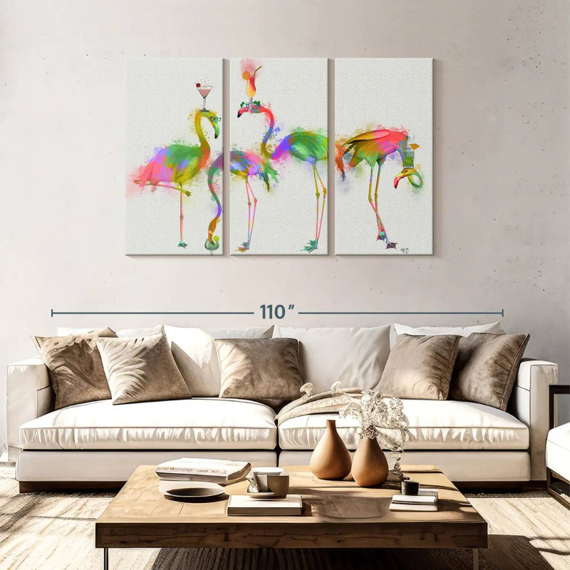 Brampt Rainbow Splash Cocktail Party, 48" H x 74" W