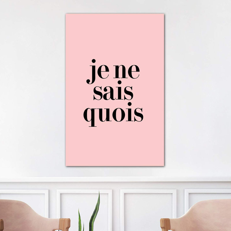 Je Ne Sais Quois - Wrapped Canvas Print, 101.6 cm H x 66.04 cm W x 3.175 cm D