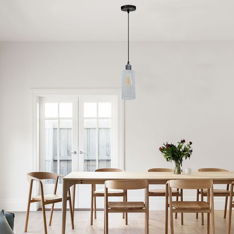 Efkea 1 - Light White Drum Pendant