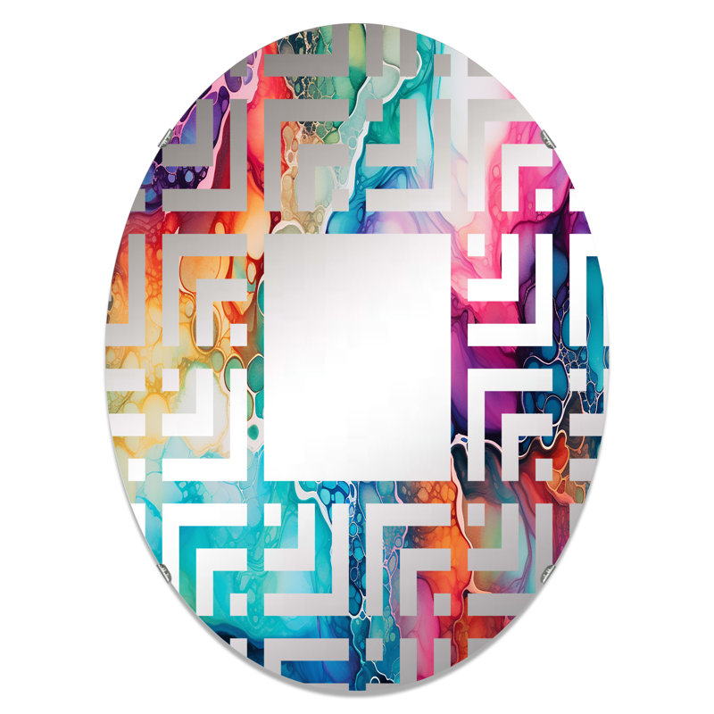 Miroir mural oval, 29,5 po x 19,6 po