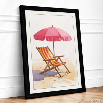 Seaside Rest Coastal - Framed Print