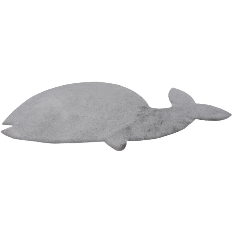 Luna Solid Colour Hand Tufted Area Rug, Novelty  114 x 66cm, Silver