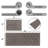 Sofihas 2 piece Kitchen Mats set Diamond Machine Washable with Rubber Backing-87292817