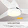 Reversible Ceiling Fan With Light
