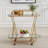 Furqan Brass Serving Cart