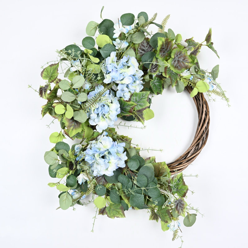 Couronne florale 26 po pour la porte d'entrée