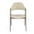 Bloomingdale Cotton Upholstered Oak Solid Wood Armchair