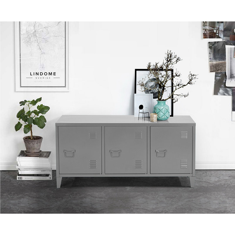 Armoire de rangement Everest, Gris foncé