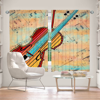 Delaughter Room Darkening Curtains / Drapes Pair