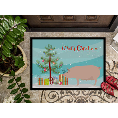 Sealcove Non-Slip Christmas Outdoor Doormat