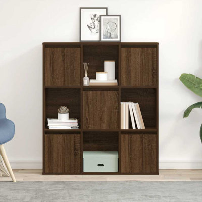 Bookcase 89X24x101.5 Cm Engineered Wood