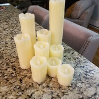 The Holiday Aisle® Realistic LED Flameless Dripping Wax Pillar